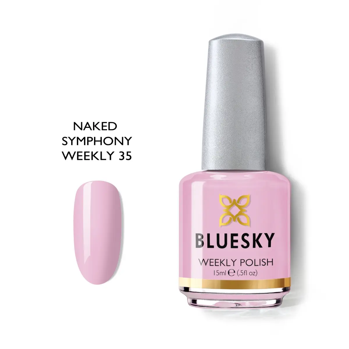 Lac de unghii Bluesky Naked Symphony 15ml