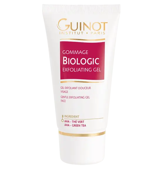 Exfoliant natural Guinot Gommage Biologic Exfoliating Gel efect de reinnoire celulara 50ml