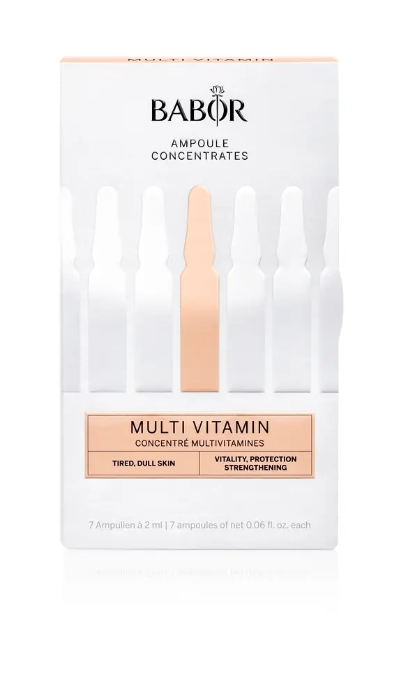 Fiole pentru ten Babor Multi Vitamin efect de reenergizare 7 x 2ml
