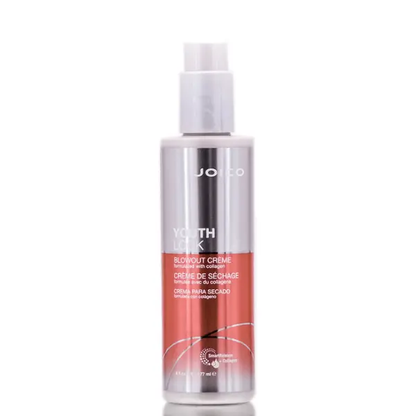 Crema de par cu colagen Joico YouthLock BlowOut Creme pentru protectie termica 177ml