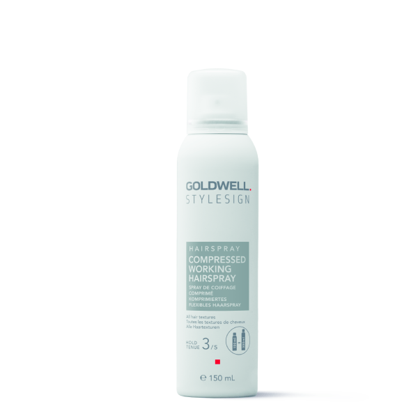 Fixativ de par Goldwell StyleSign Compressed Working Hairspray protectie la umiditate 150 ml