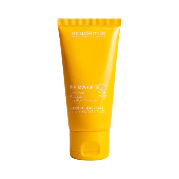 Fluid pentru fata cu protectie solara Academie Bronzecran Fluide Solaire Visage SPF50 50ml