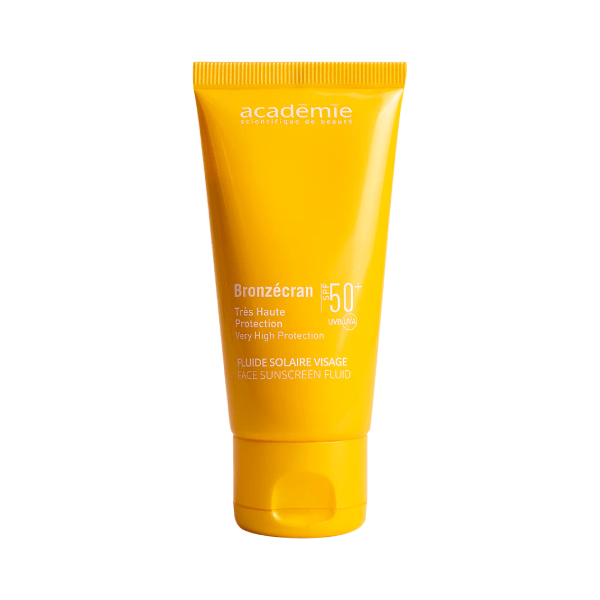Fluid pentru fata cu protectie solara Academie Bronzecran Fluide Solaire Visage SPF50 50ml