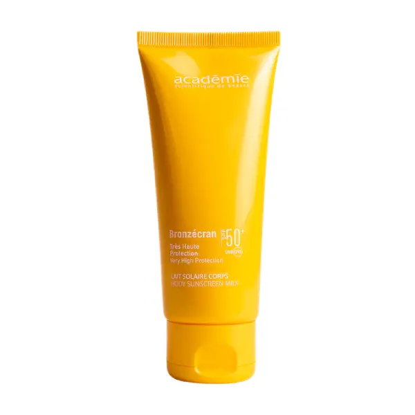 Lapte de corp cu protectie solara Academie Bronzecran Lait Solaire Corps SPF50 100ml