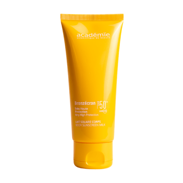 Lapte de corp cu protectie solara Academie Bronzecran Lait Solaire Corps SPF50 100ml