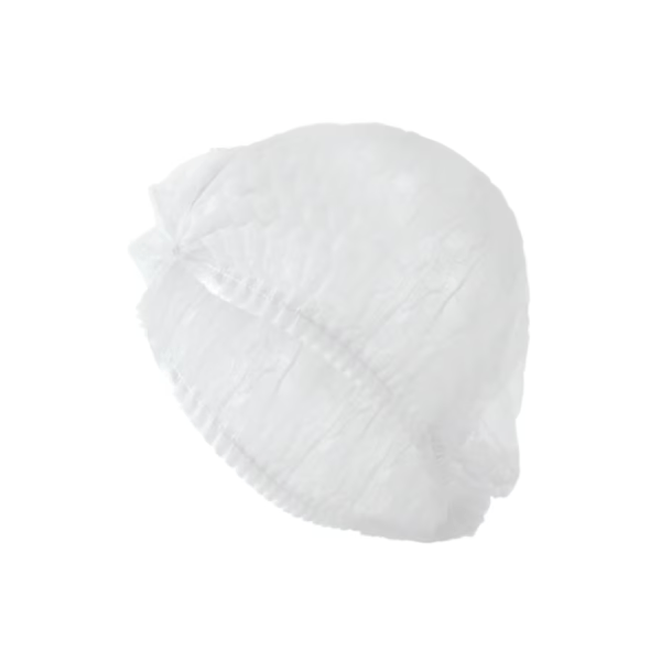 Boneta unica folosinta Terzi Industrie White non-woven Clip HeadCap 100buc