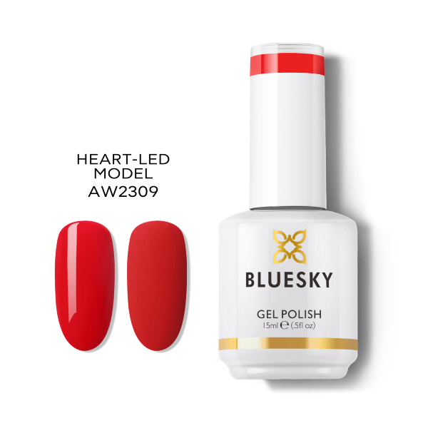 Lac unghii semipermanent Bluesky UV Heart Led Model 15ml