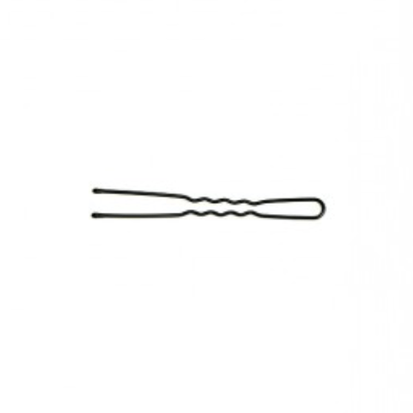 Set ace de par Raphael Perrier Long Wavy Boddy Pins Negre L 7 cm 300 buc