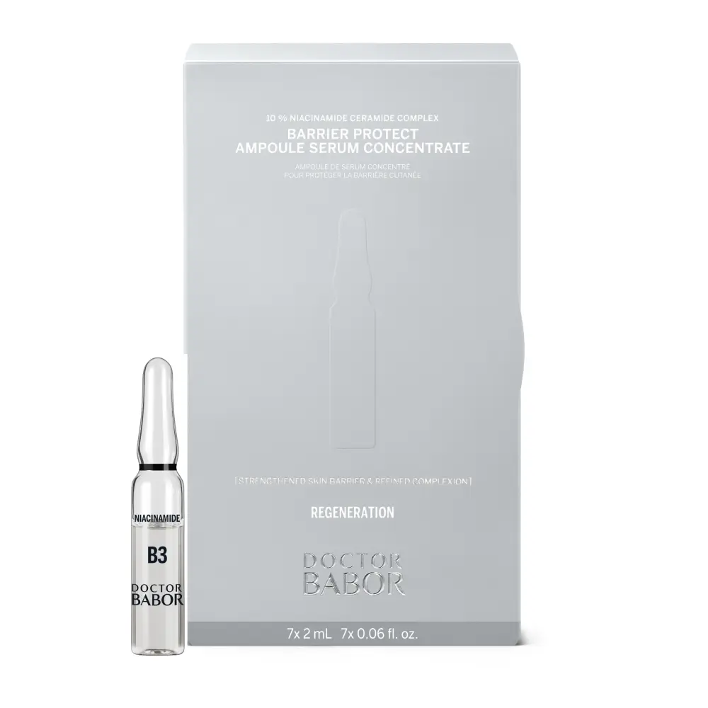 Fiole regenerare ten Doctor Babor Barrier Protect B3 Niacinamida 7 x 2ml