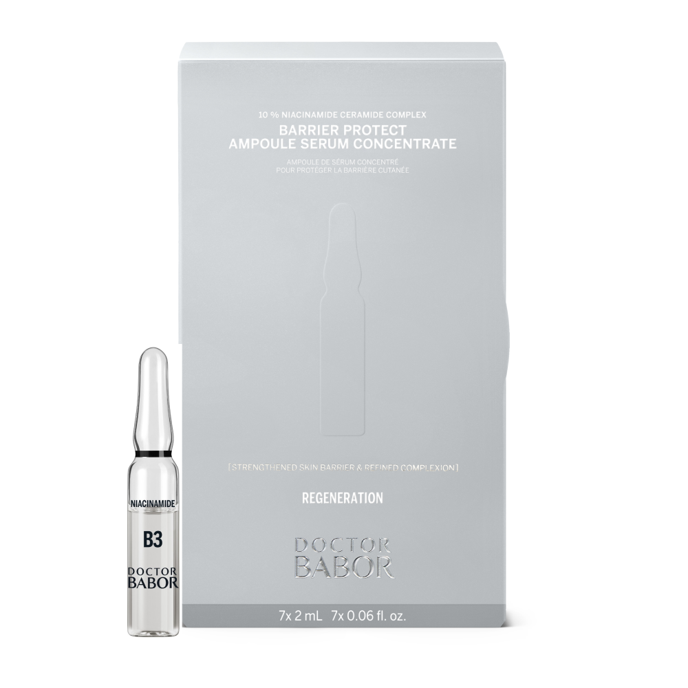Fiole regenerare ten Doctor Babor Barrier Protect B3 Niacinamida 7 x 2ml