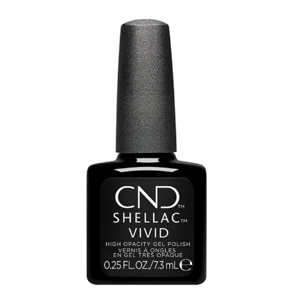 Oja semipermanenta CND Shellac Vivid Black Tuxedo 7.3ml