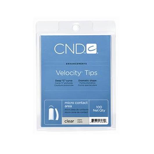 Tips unghii CND Velocity CLear 100buc