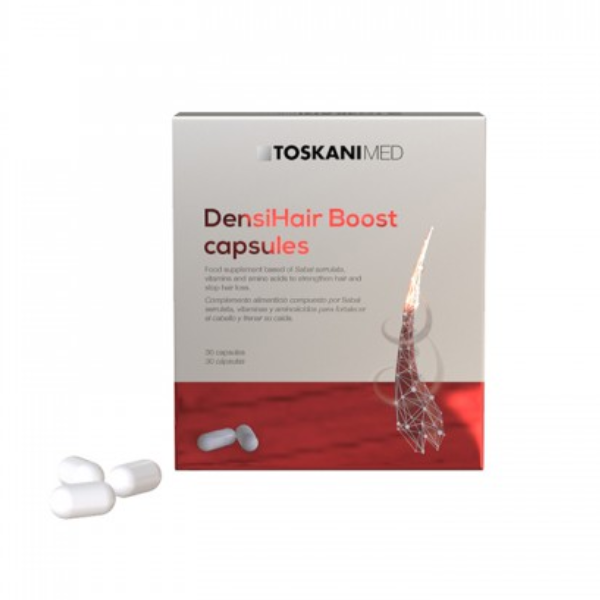 Supliment alimentar pentru fortifierea parului Toskani DensiHair Boost 30 caps