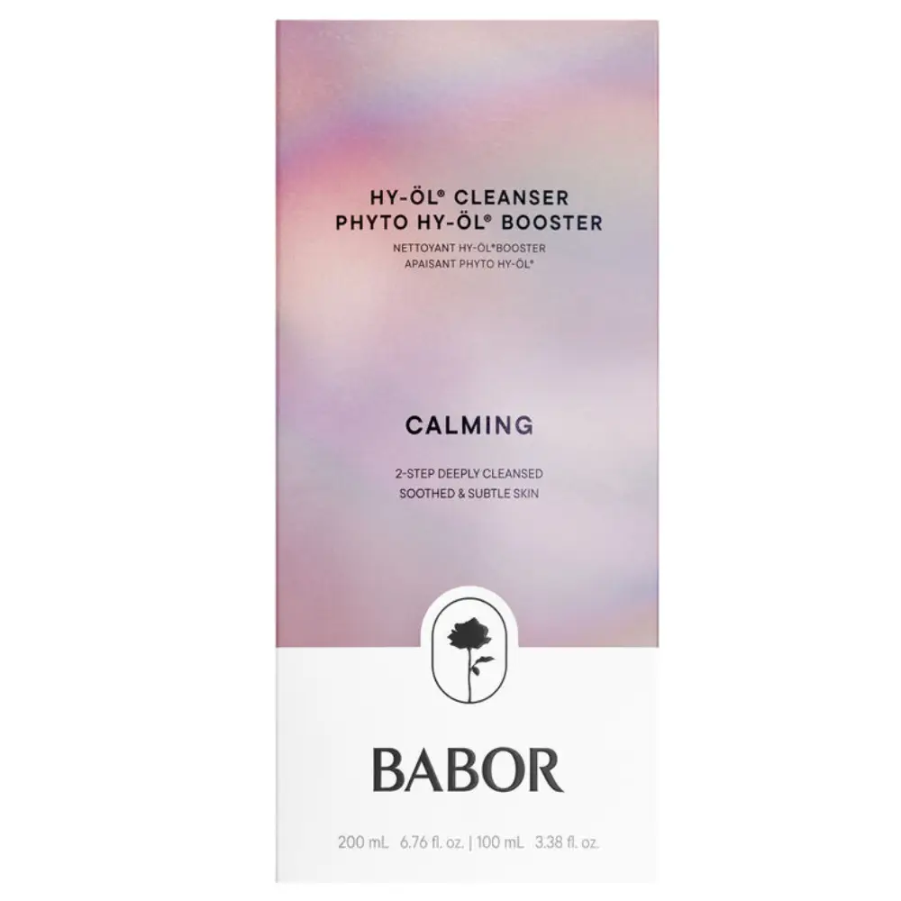 Set demachiere Babor HY-ÖL Cleanser si Phyto HY-ÖL Booster Calming 300ml