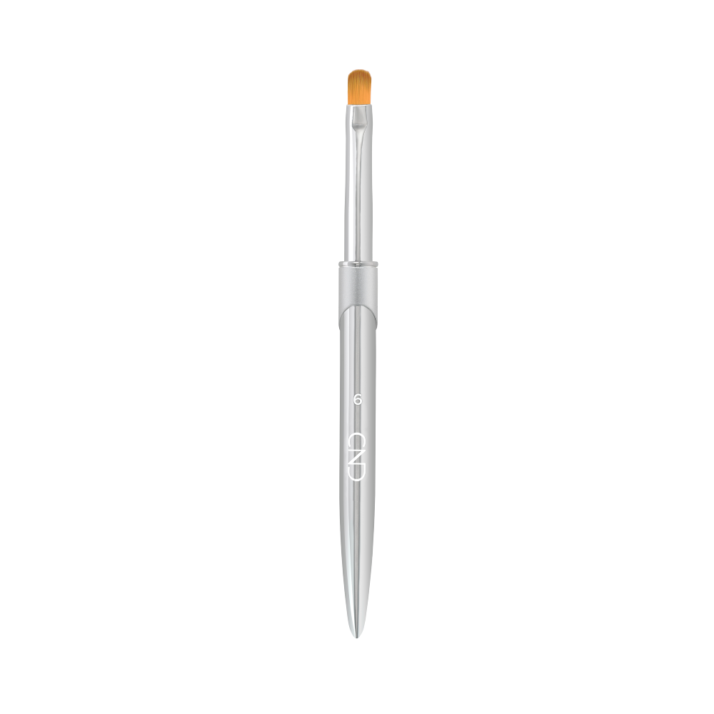Pensula modelare unghii CND Pro Sculpting Gel Oval Brush Nr 6 1buc