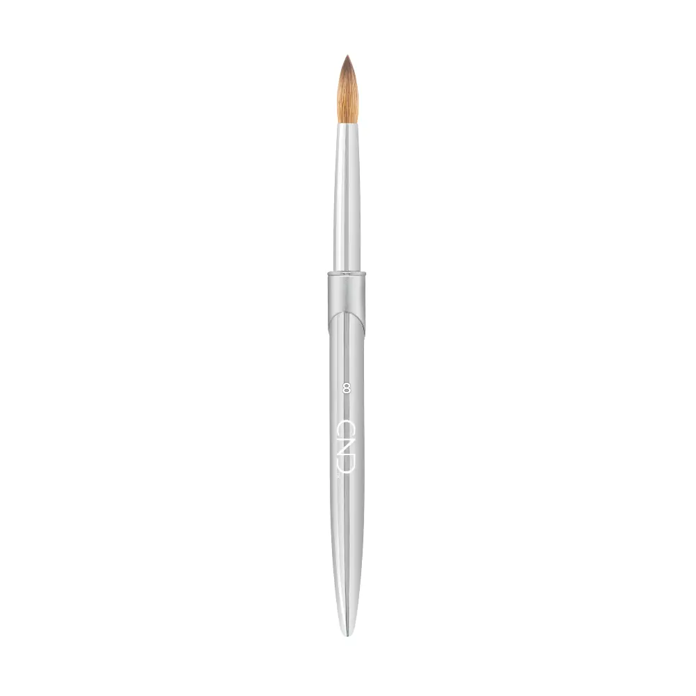 Pensula modelare unghii CND Pro Sculpting Gel Oval Brush Nr 8 1buc