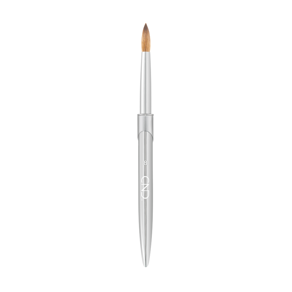 Pensula modelare unghii CND Pro Sculpting Gel Oval Brush Nr 8 1buc