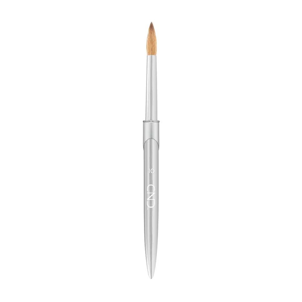 Pensula modelare unghii CND Pro Sculpting Gel Oval Brush Nr 10 1buc