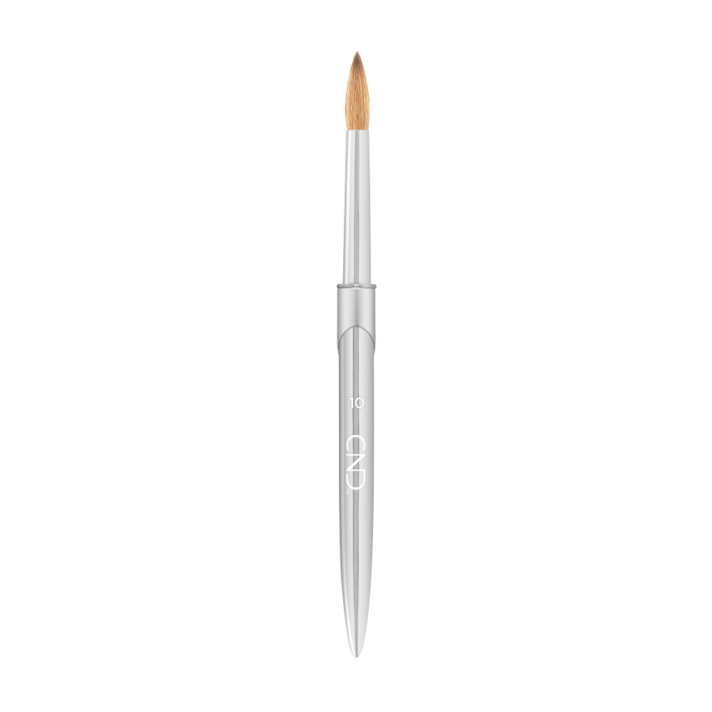 Pensula modelare unghii CND Pro Sculpting Gel Oval Brush Nr 10 1buc