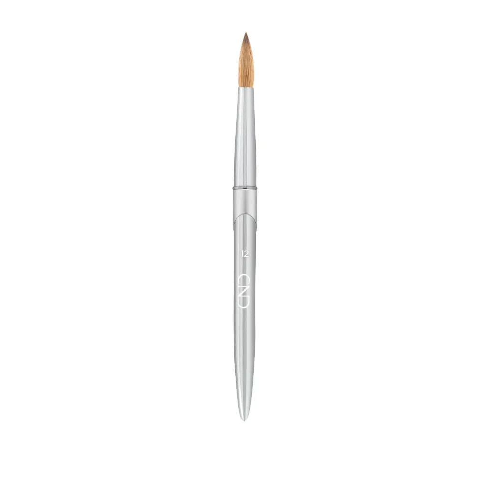 Pensula modelare unghii CND Pro Sculpting Gel Oval Brush Nr 12 1buc