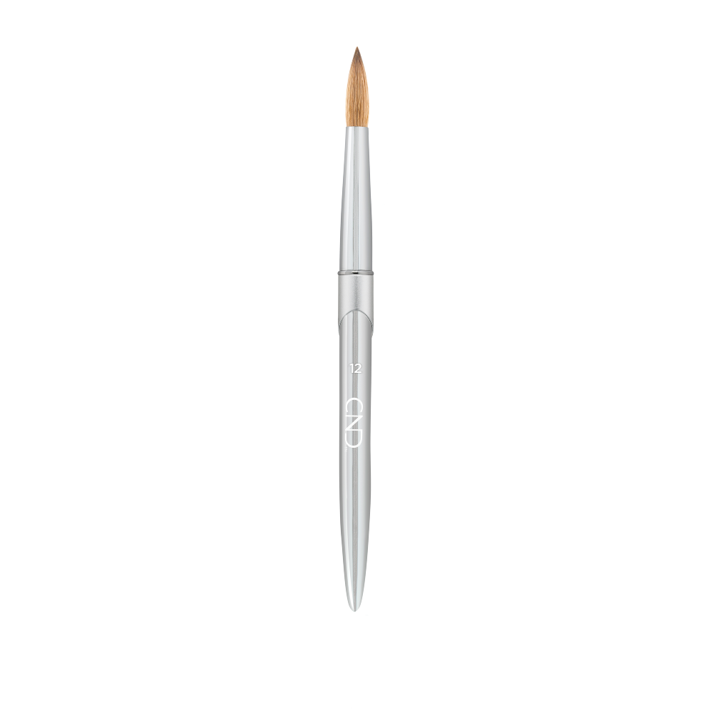 Pensula modelare unghii CND Pro Sculpting Gel Oval Brush Nr 12 1buc