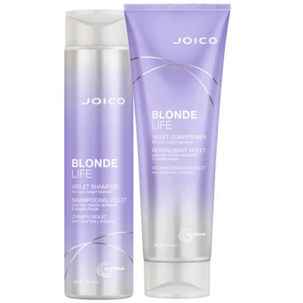 Set sampon si conditioner Joico Blonde Life Violet 300+250ml