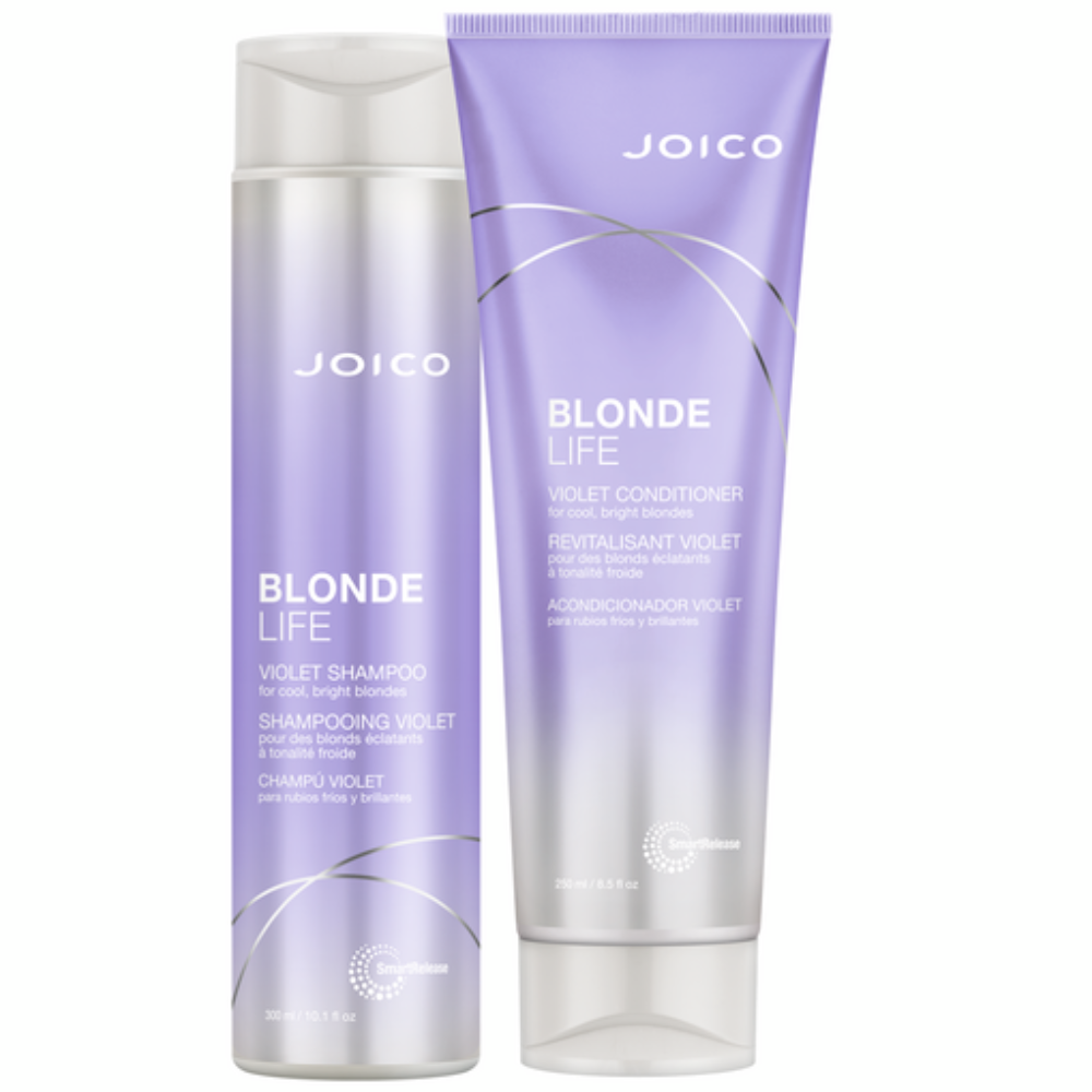 Set sampon si conditioner Joico Blonde Life Violet 300+250ml