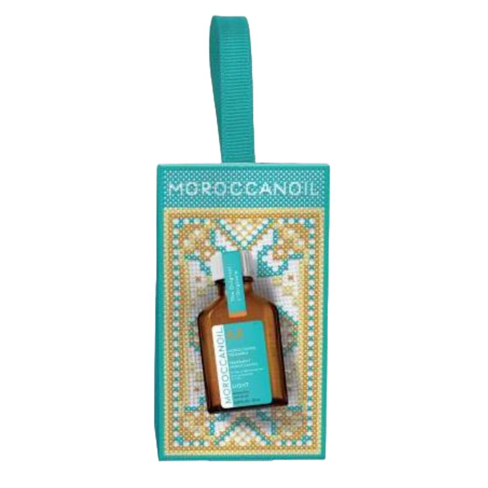 Ulei tratament Moroccanoil Treatment Light Holiday Gift pentru par blond 25 ml
