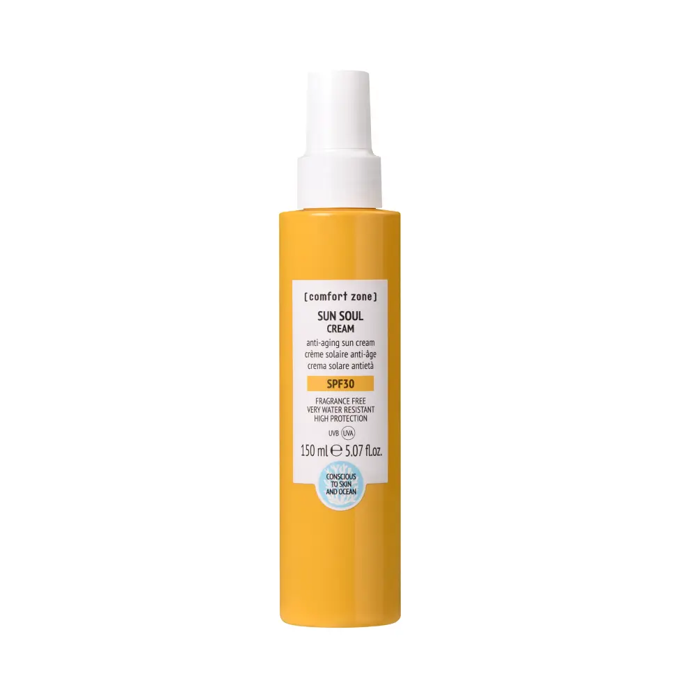 Crema solara anti-age cu rezistenta la apa Comfort Zone Sun Soul Cream SPF 30 150ml