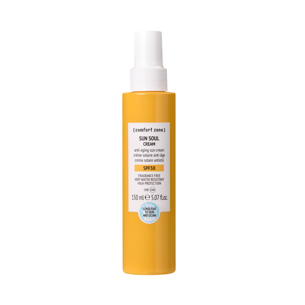 Crema solara anti-age cu rezistenta la apa Comfort Zone Sun Soul Cream SPF 30 150ml