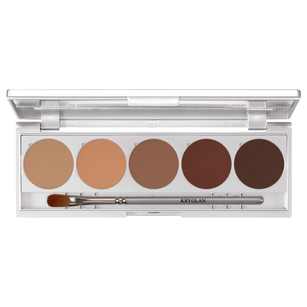 Paleta de farduri magnetica Kryolan Muscat 5 nuante 10g