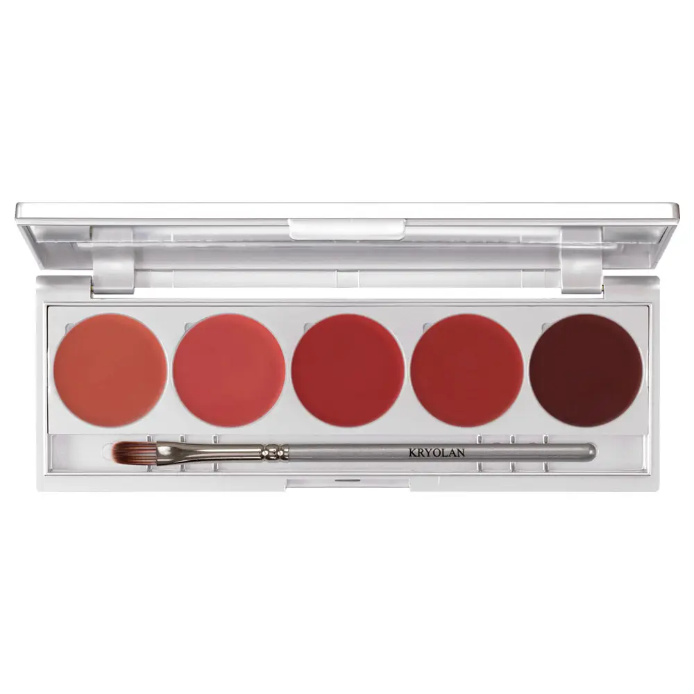 Paleta rujuri magnetica Kryolan Lip Rouge LRS 101 5 culori 10gr