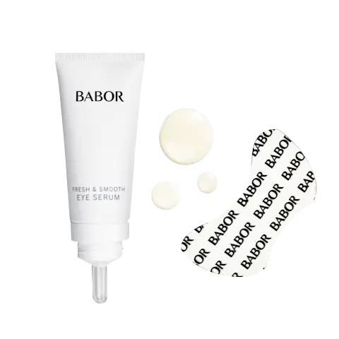 Set serum si plasturi pentru conturul ochilor Babor Fresh & Smooth Eye Serum