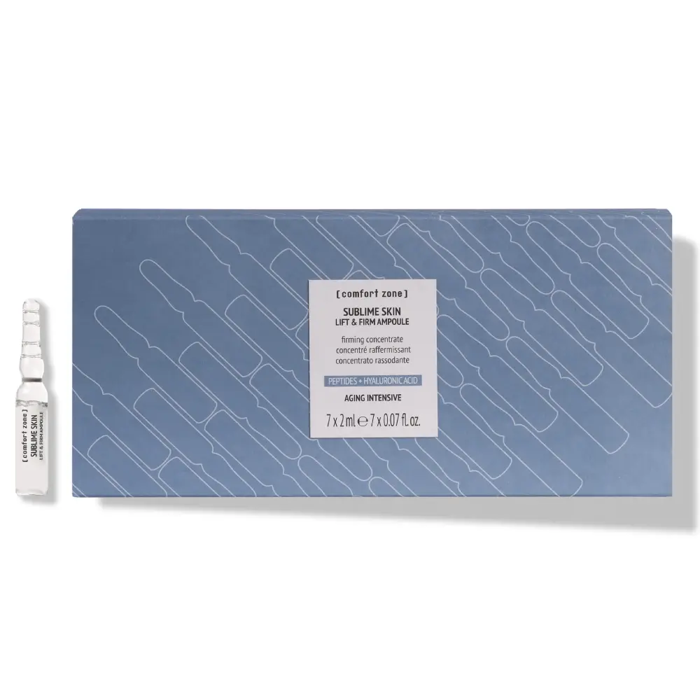 Fiole concentrate pentru fermitate si lifting Comfort Zone Sublime Skin Lift & Firm Ampoule 7x2ml