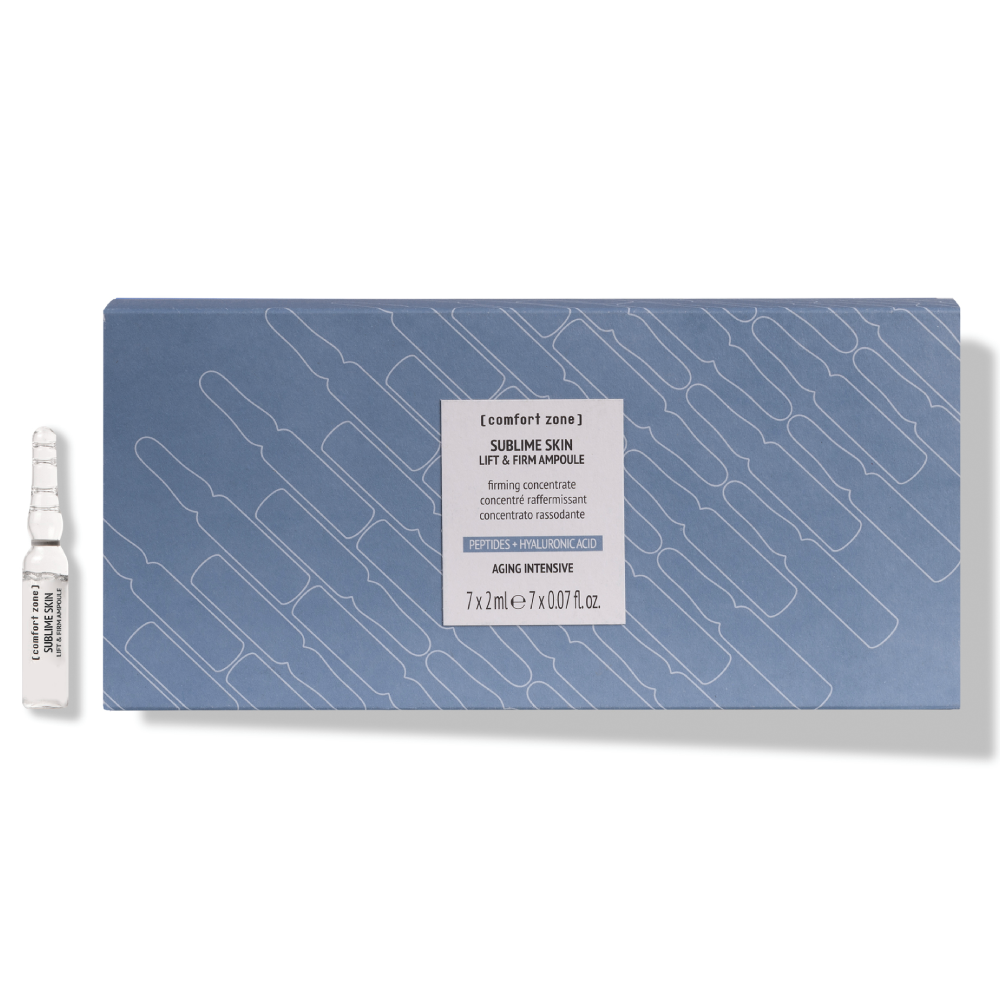 Fiole concentrate pentru fermitate si lifting Comfort Zone Sublime Skin Lift & Firm Ampoule 7x2ml