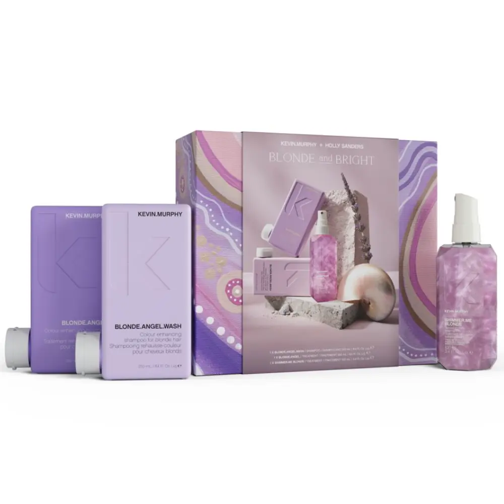 Set pentru par blond Kevin Murphy Blonde and Bright Gift Set 2x250ml 1x100ml