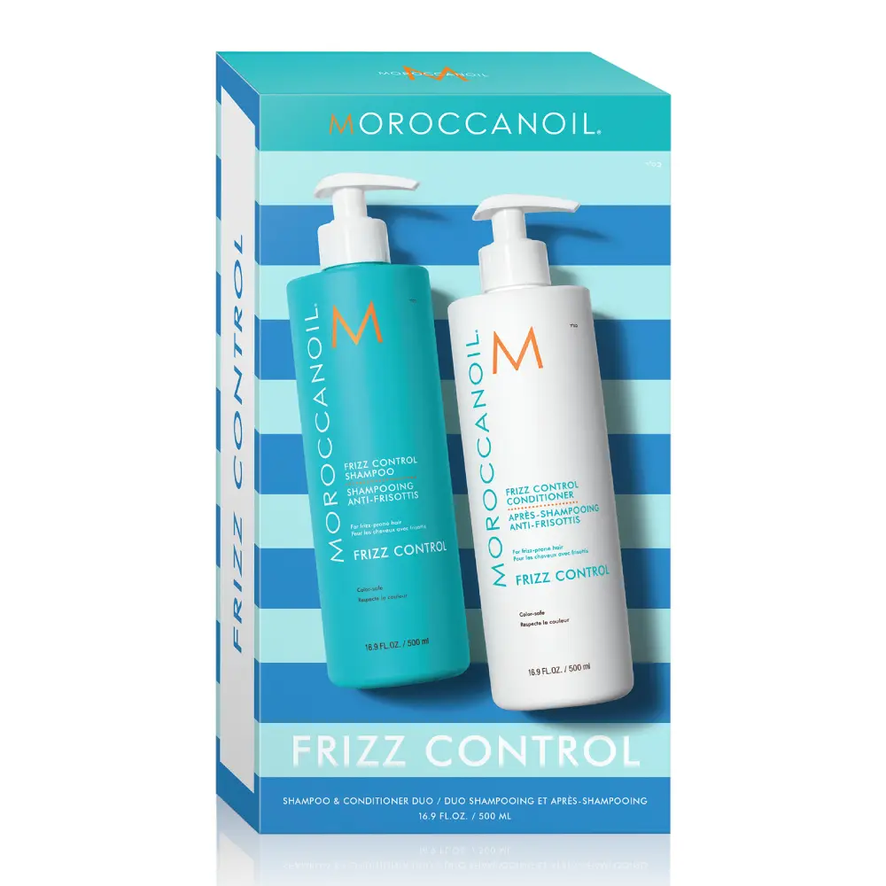 Set pentru netezirea parului Moroccanoil Frizz Control Duo 2x500ml