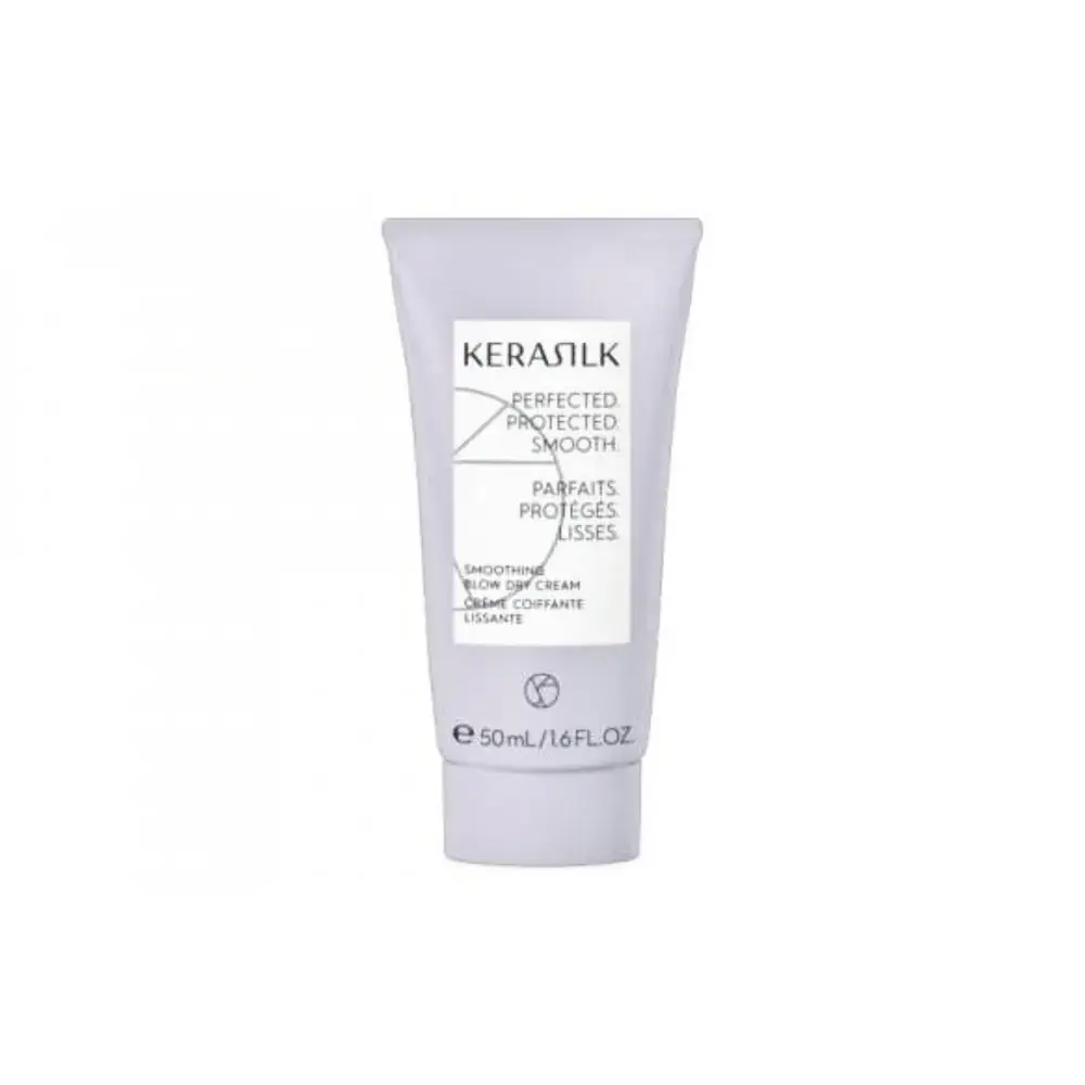 Crema pentru par neted cu protectie termica Kerasilk Smoothing Blow Dry Cream 50ml
