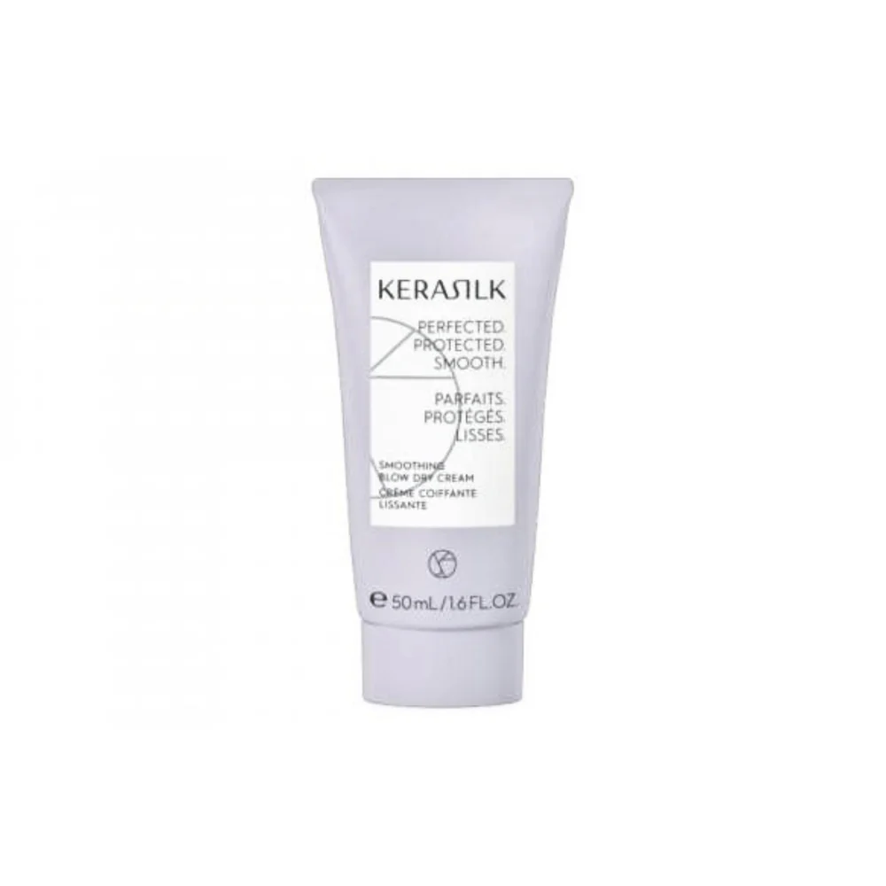 Crema pentru par neted cu protectie termica Kerasilk Smoothing Blow Dry Cream 50ml