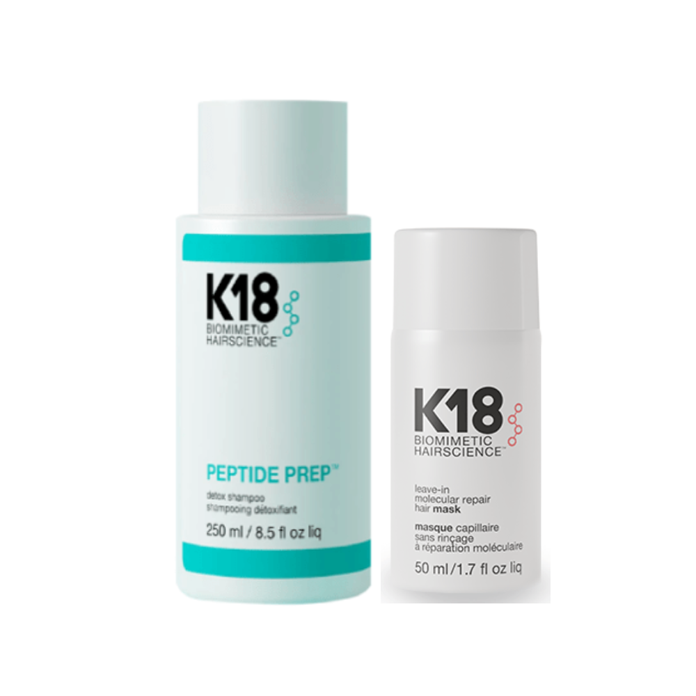 Set sampon si masca K18 Detox Shampoo si Leave-In Repair Mask 250ml+50ml