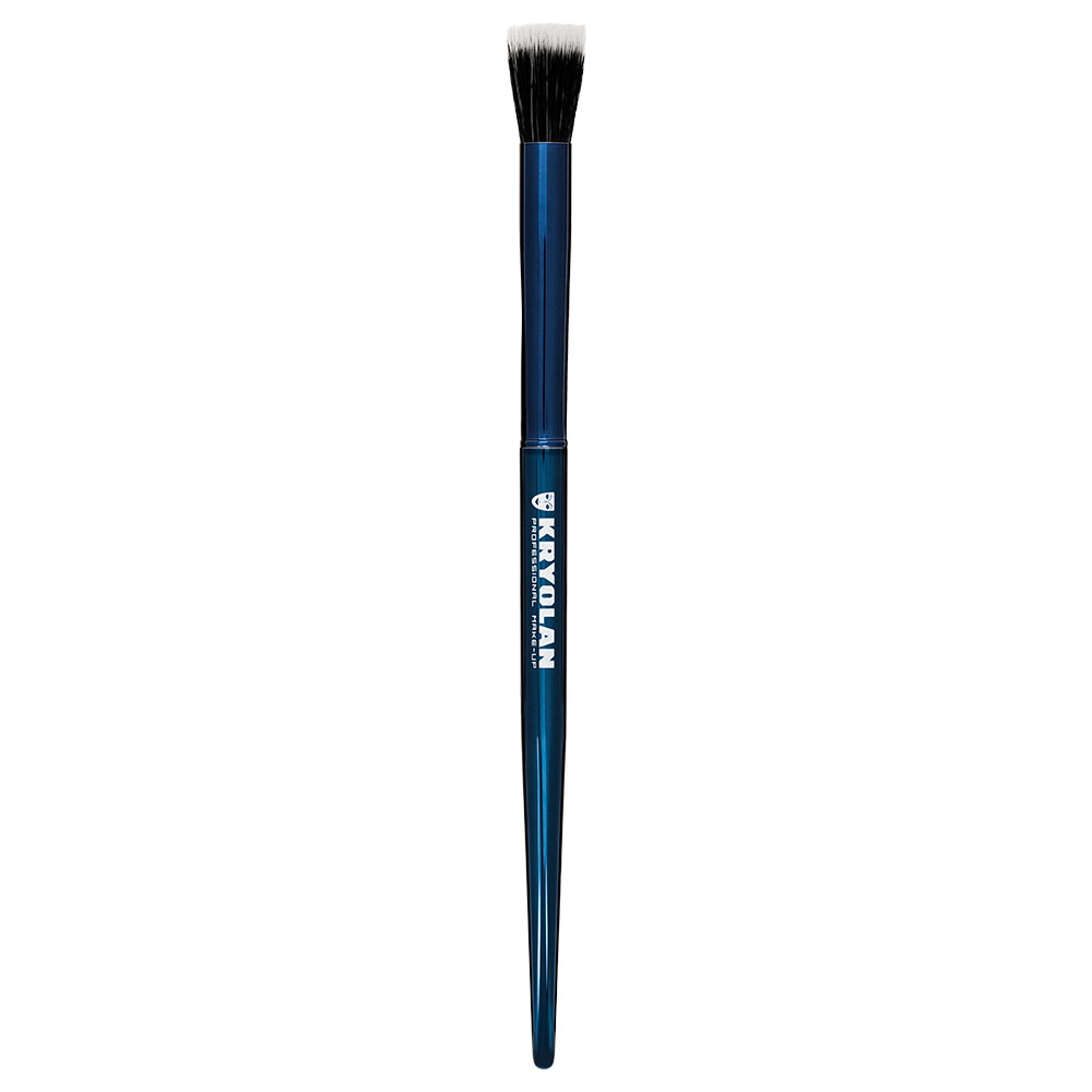Pensula blending multifunctionala Kryolan Blue Master Dual‑Fibre Blending Brush Small 1 buc