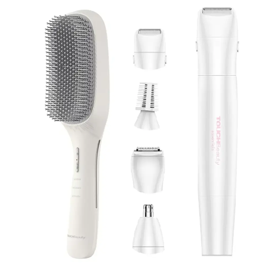 Pachet TOUCHBeauty EMS Scalp Comb si All in One Trimmer