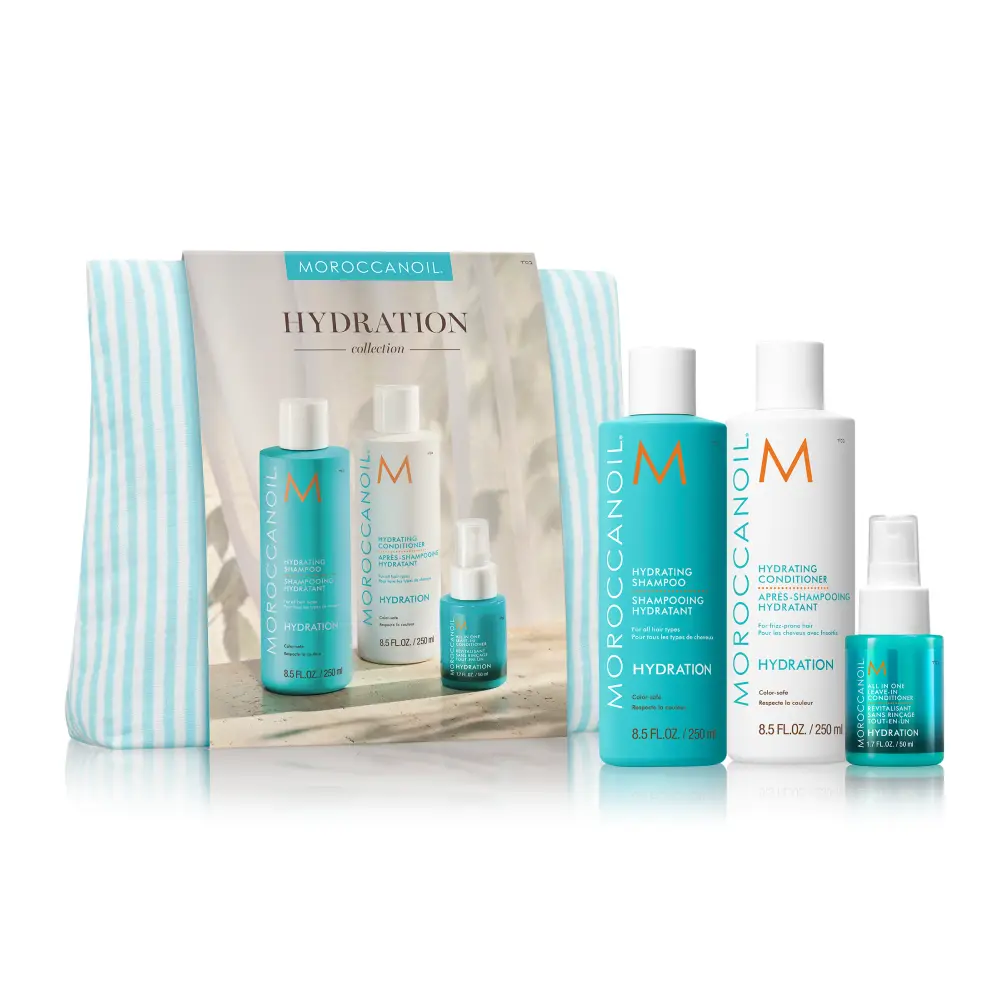 Set hidratare par Moroccanoil Hydration Spring Collection 2x250ml + 50ml