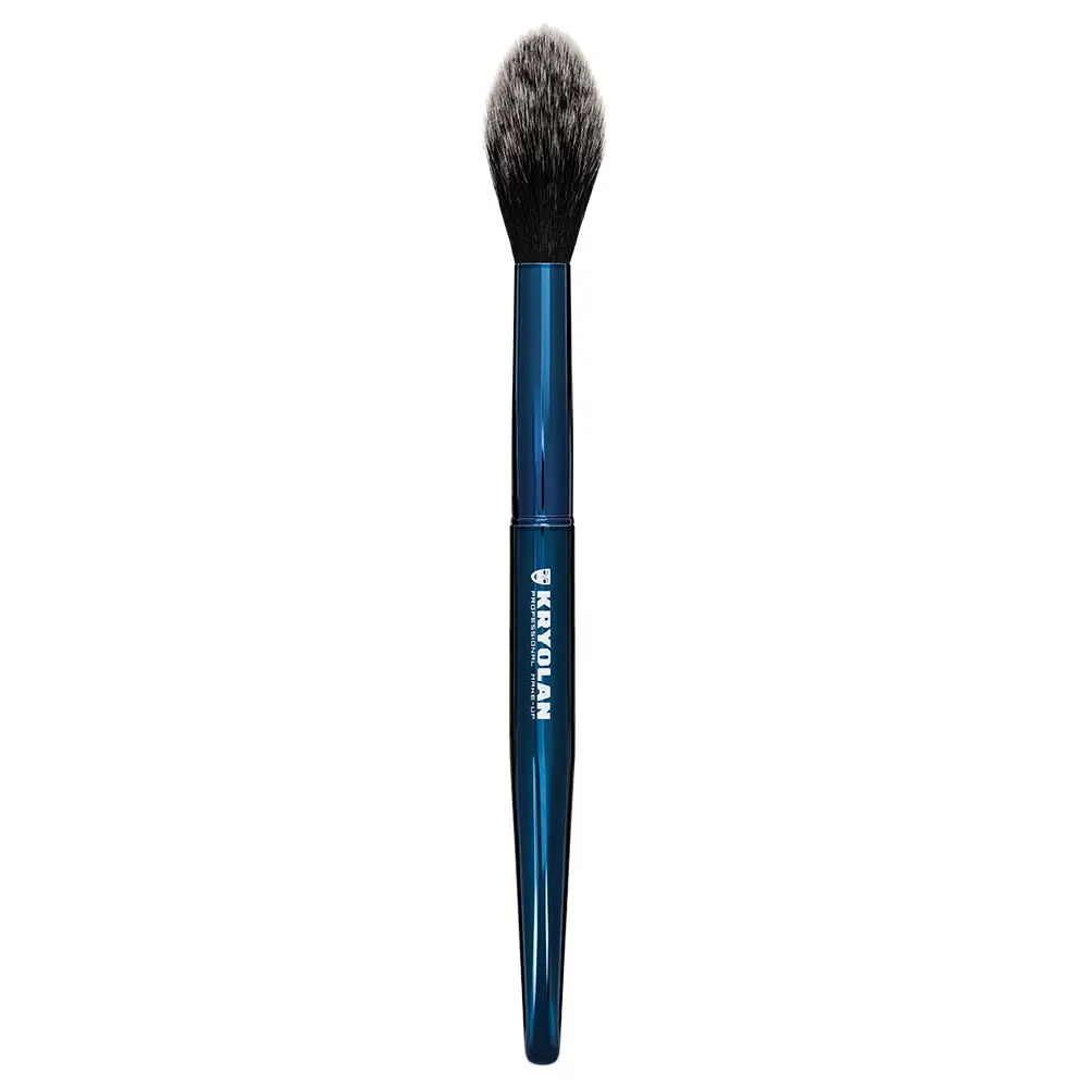 Pensula pentru pudra, blush si iluminator Kryolan Blue Master Precision Powder brush 1buc