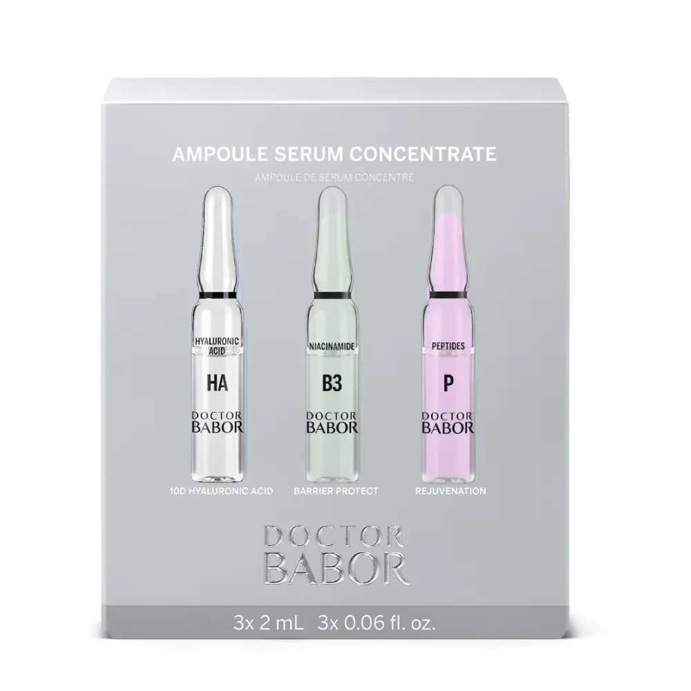 Set fiole Doctor Babor Ampoule Serum Concentrate Trio 10D Hyaluronic Acid Barrier Protect Rejuvenation 3x2ml