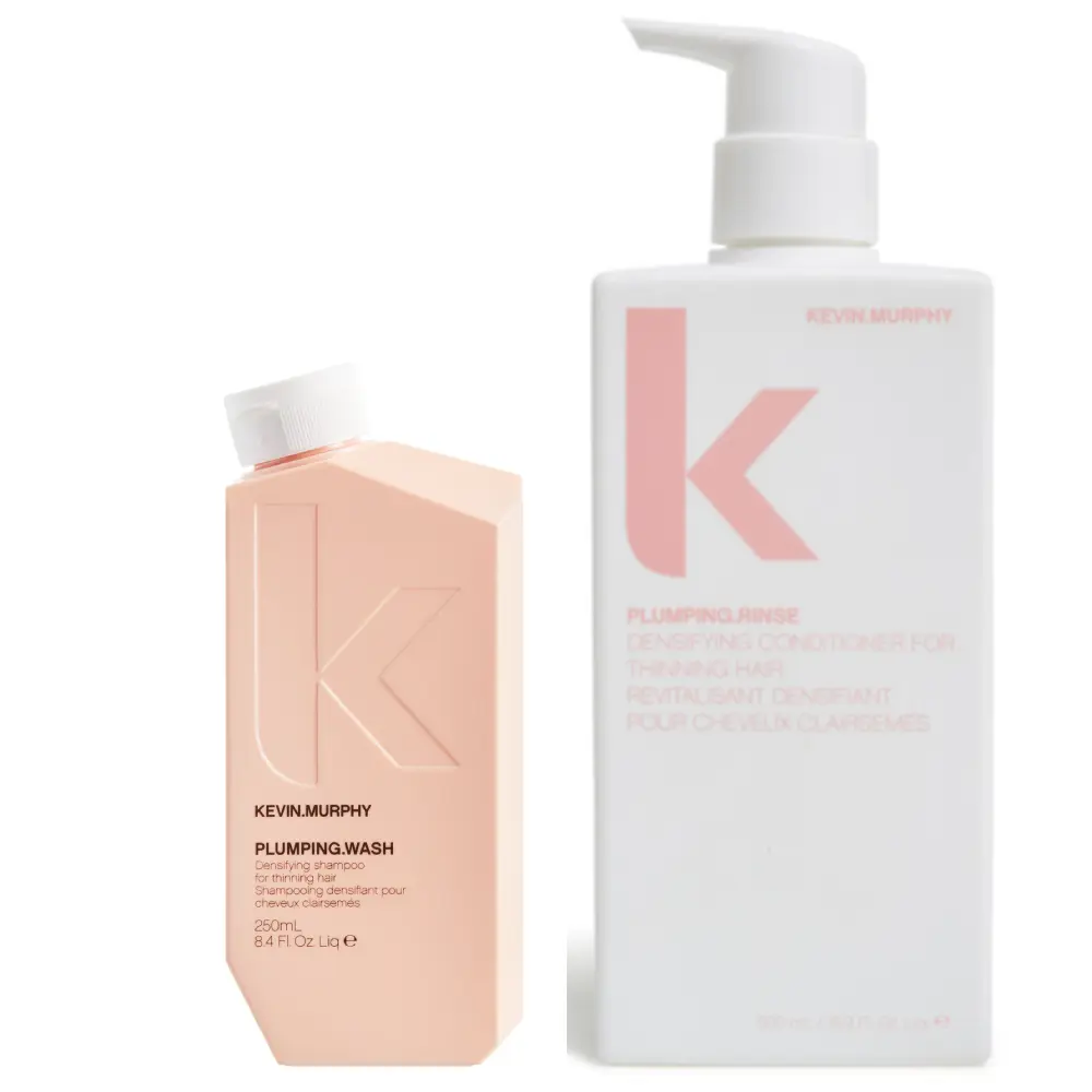 Set volum si densitate par fin Kevin Murphy Plumping Wash + Rinse 250ml+500ml