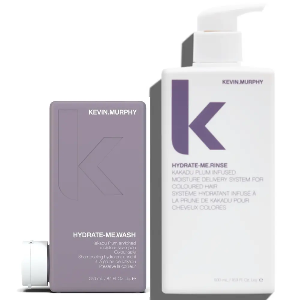 Set hidratare par uscat Kevin Murphy Hydrate Me Wash + Rinse 250ml+500ml