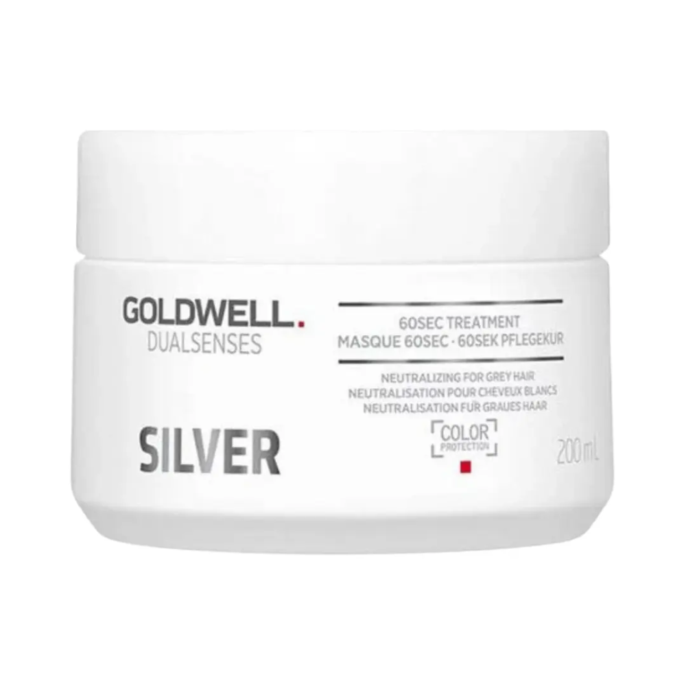 Masca pentru par blond Goldwell Dualsenses Silver 60sec Treatment 200ml