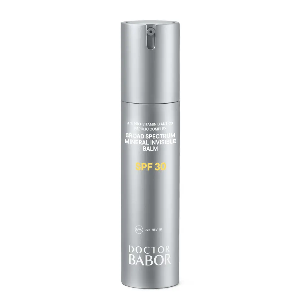 Balsam mineral protectie solara Doctor Babor Broad Spectrum Mineral Invisible Balm SPF30+ 50ml