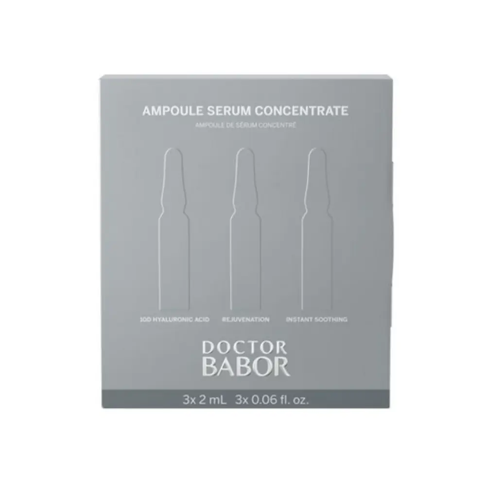Set trio fiole concentrate Doctor Babor 10D Hyaluronic Acid Instant Soothing Rejuvenating 3x2ml